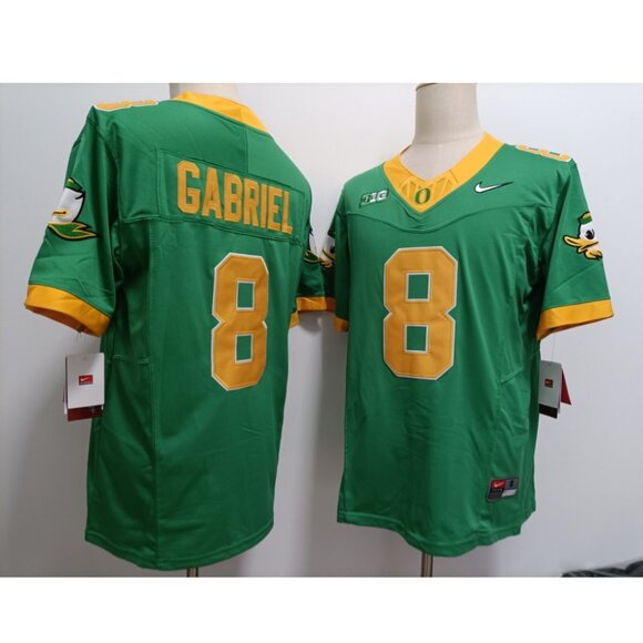 Mens Kids Youths Dillon Gabriel Stitched Forever Gang Green Jersey - Picture 2 of 2